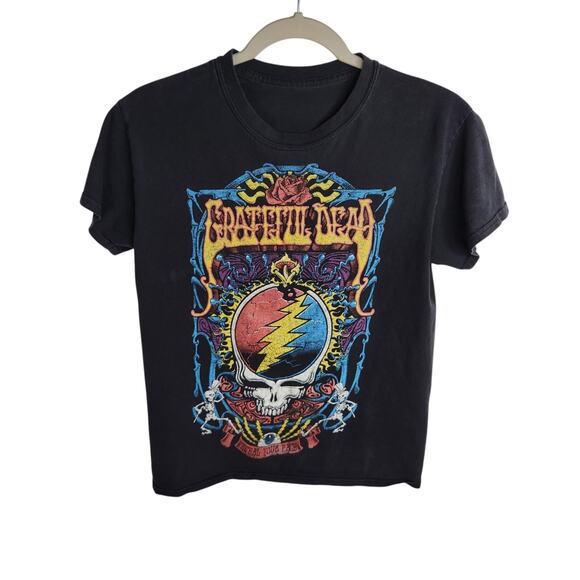 Liquid Blue Other - Liquid Blue Grateful Dead Men's Size XS/S‎ Steal Your Face Trippy T-Shirt Black